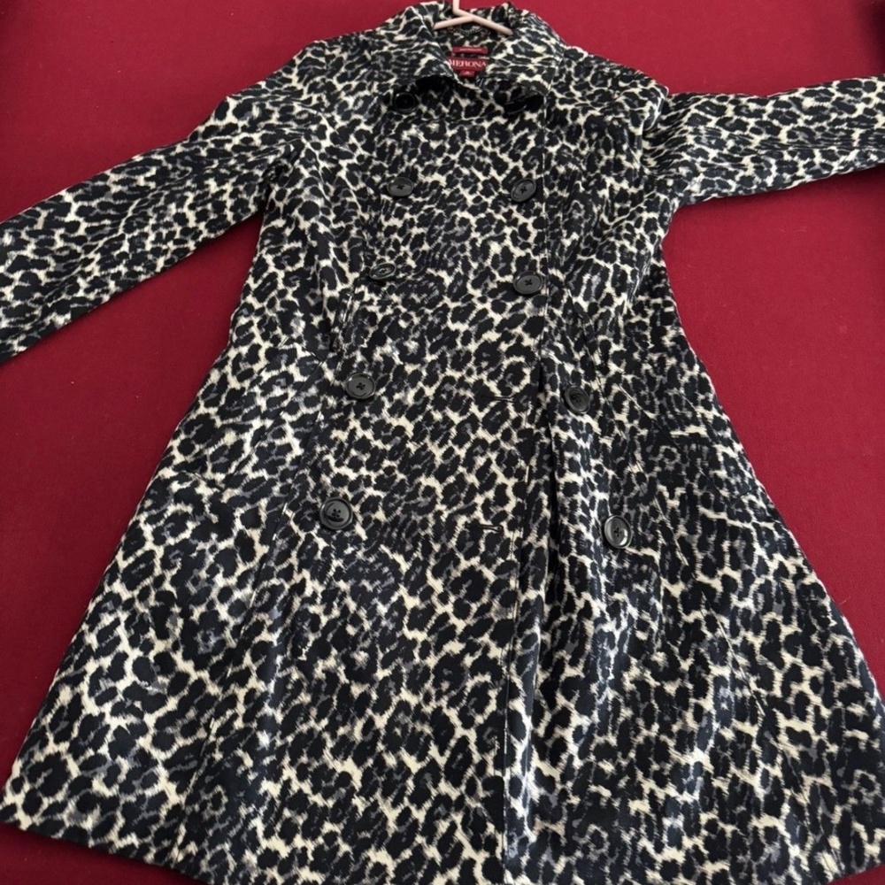 Leopard Trench Coat